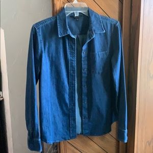Denim chambray shirt